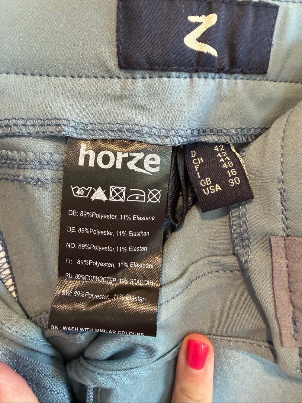 Horze Joanna Women’s Silicone Knee Patch Breeches Pants NWT US 30 / EU 42 - Picture 4 of 8